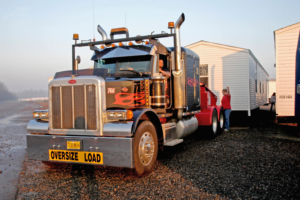 Construction Logistics Oversize Permit Truck
